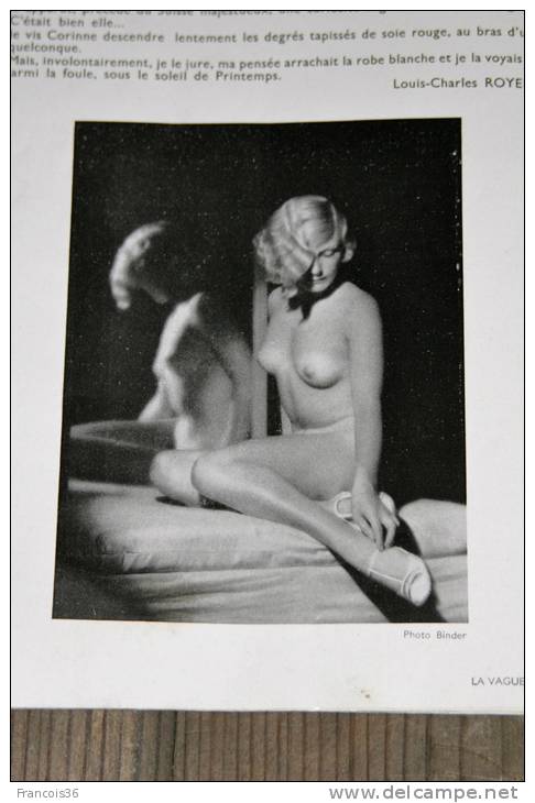 Revue érotique de 1934 " Paris magazine" 30s erotica curiosa bondage nude nu nues nus - photos érotiques