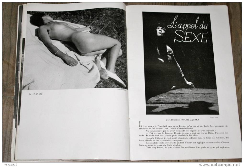 Revue érotique de 1934 " Paris magazine" 30s erotica curiosa bondage nude nu nues nus - photos érotiques