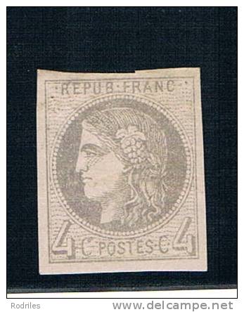 FRANCIA.-Nº 41 . 2 CT. NUEVO LUJO - 1870 Bordeaux Printing