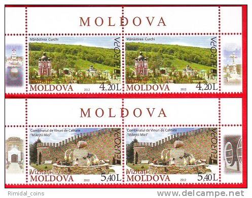 Moldova, Moldawien, Moldavie, 2 Series, Europe / Europa CEPT - Visit Moldova, 2012 - 2012