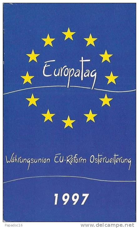 Livret  / Büchlein / Booklet - Europa Tag 1997 : Währungsunion, EU-reform, Osterweiterung (journée De L'Europe) - Politik & Zeitgeschichte