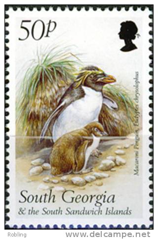 South Georgia 1999, Penguin, Antarctic, Michel 297, MNH 16472a - Pingouins & Manchots