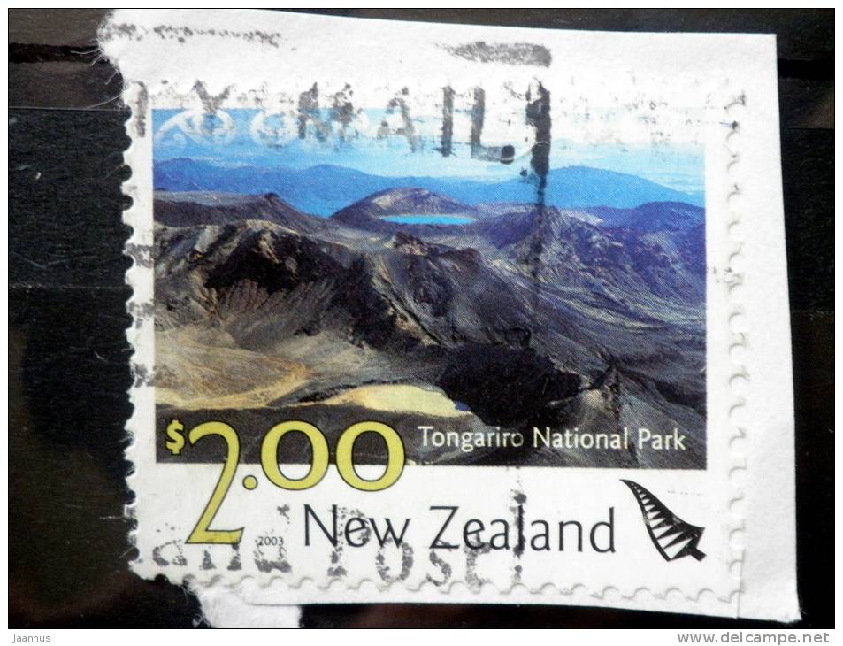 New Zealand - 2003 - Mi.nr.2088 - Used - Landscapes - Tongariro National Park - Definitives - On Paper - Oblitérés