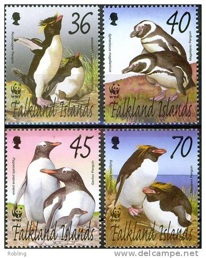 Antarctica - Falkland Islands 2002, Penguin, Michel 855-58, MNH 16490 - Other & Unclassified
