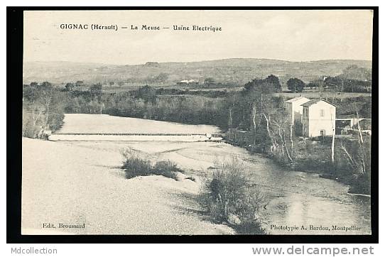 34 GIGNAC /       Usine électrique      / - Gignac