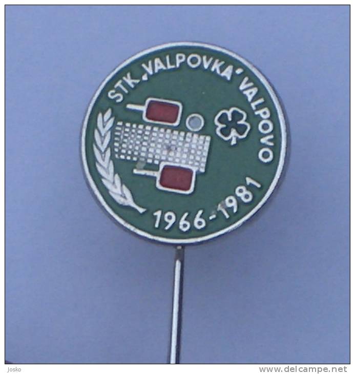 TABLE TENNIS Club Valpovka ( Croatia Pin ) Badge Tennis De Table Ping Pong Tenis De Mesa Tischtennis Tennis Da Tavolo - Table Tennis