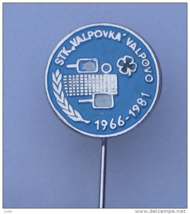 TABLE TENNIS Club Valpovka ( Croatia Pin ) Badge Tennis De Table Ping Pong Tenis De Mesa Tischtennis Tennis Da Tavolo - Tafeltennis