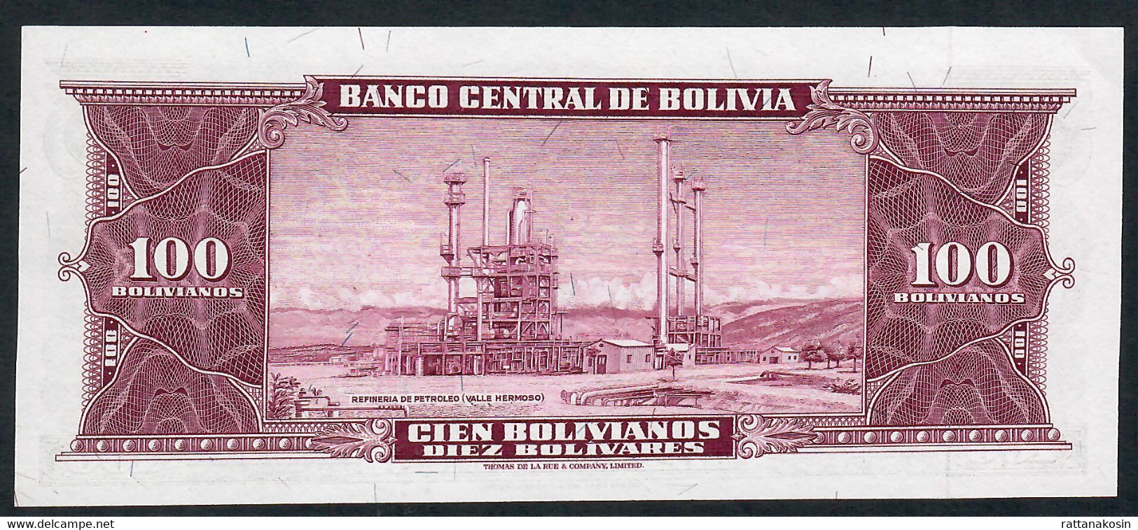 BOLIVIA   P147  100     BOLIVARES    1945    UNC. - Bolivien