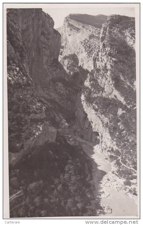 RIVIERE DU VERDON, GORGES,ALPES DE HAUTE PROVENCE,PREALPES,CANYON DE FRANCE,ESCALADE,PECHE A LA MOUCHE,CARTE PHOTO - Autres & Non Classés