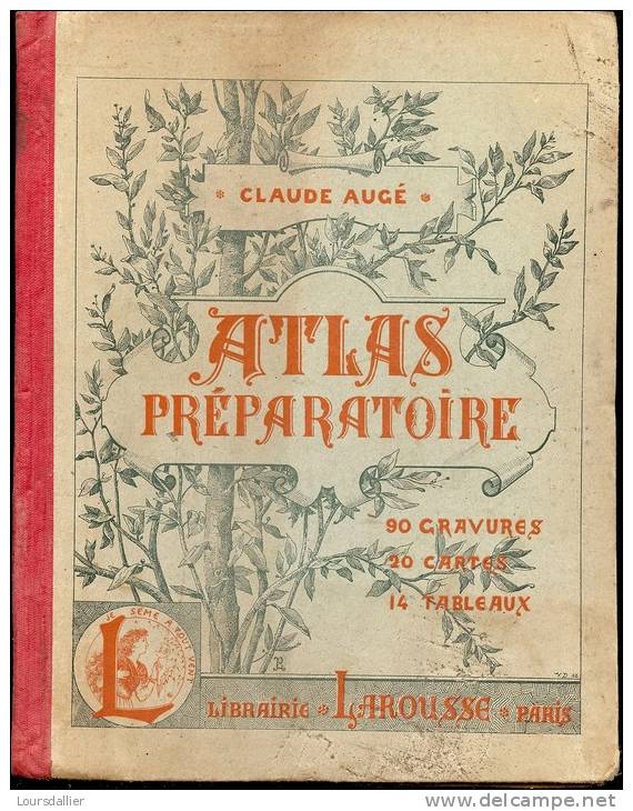 ATLAS PREPARATOIRE PAR CLAUDE AUGE 65EME EDITION - 6-12 Ans