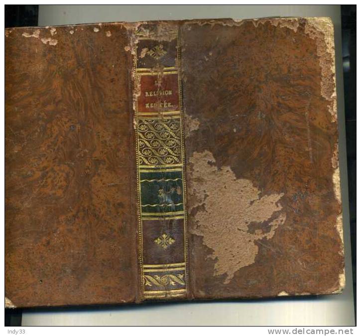 - LA RELIGION MEDITEE . TOME III . PARIS 1777 - 1701-1800