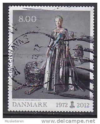Denmark 2012 Mi. 1691     8.00 Kr. Queen Königin Margrethe II Silver Jubilee - Used Stamps