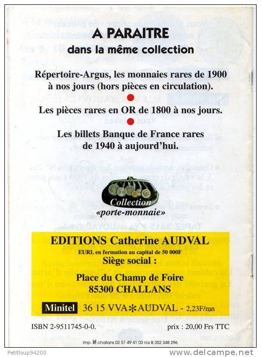 MAGAZINE EDITION AUDIVAL    REPERTOIRE-ARGUS 98  Les Pieces Interessantes/Francs - French