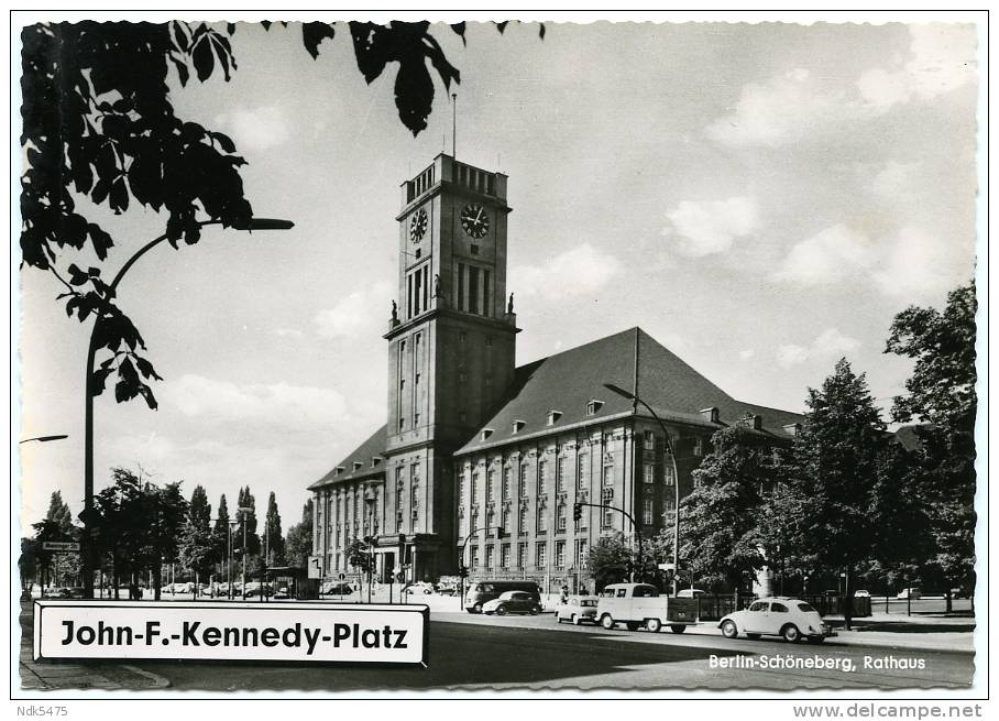 ALLEMAGNE : BERLIN - SCHONEBERG, RATHAUS - JOHN F. KENNEDY PLATZ (10 X 15cms Approx.) - Schoeneberg