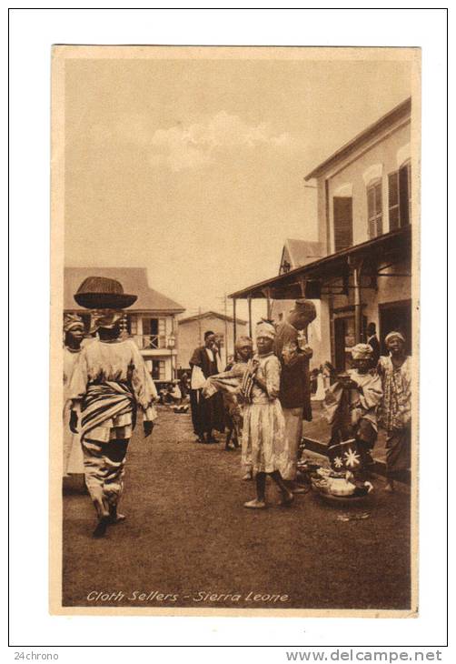 Sierra Leone: Cloth Sellers (12-1642) - Sierra Leone