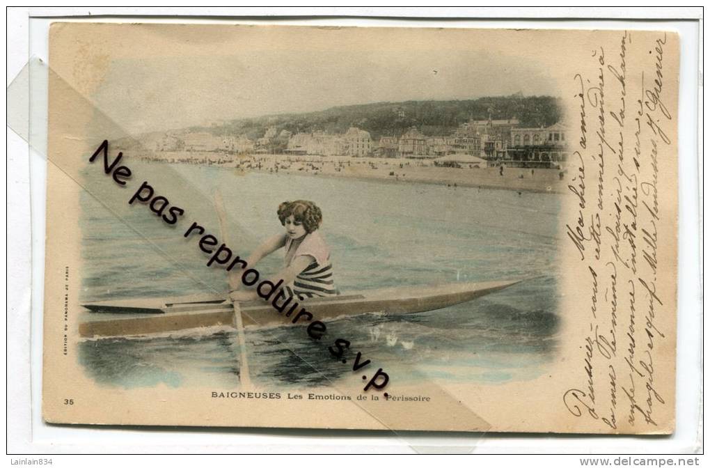 - 35 - Femme Baigneuse - Les émotions De La Périssoire, Précurseur,  901, Cachet Orange, Bon état. - Rowing