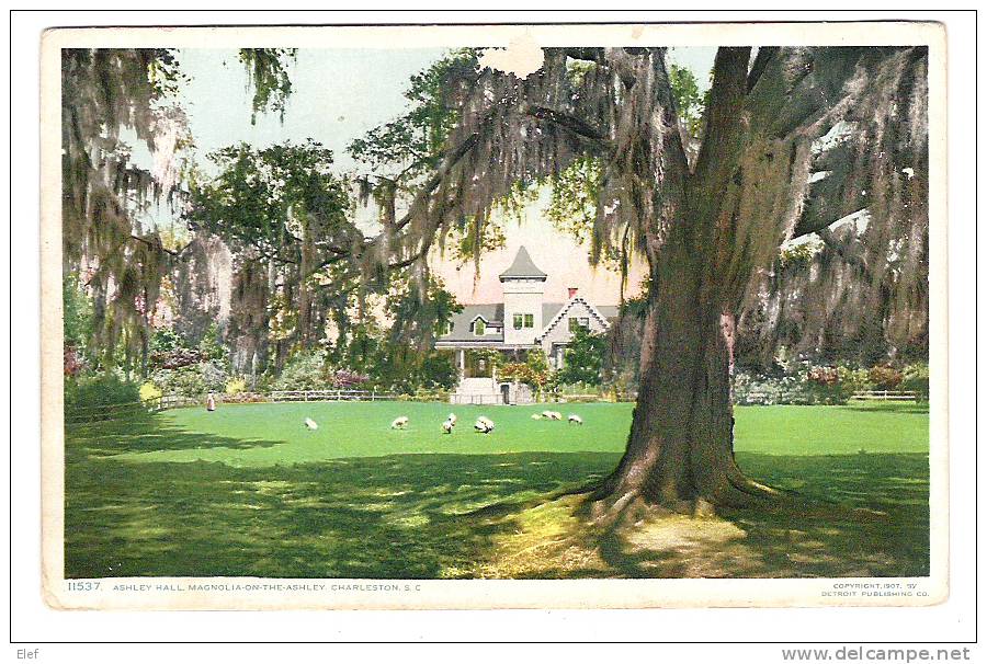 ASHLEY HALL, Magnolia- On The Ashley , CHARLESTON, South Carolina, USA; 1907 - Charleston