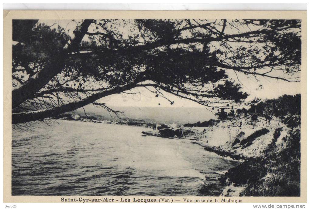 Saint-Cyr-sur-Mer ; Les Lucques //// Vue Prise De La Madrague /// (voir Scans) - Les Lecques