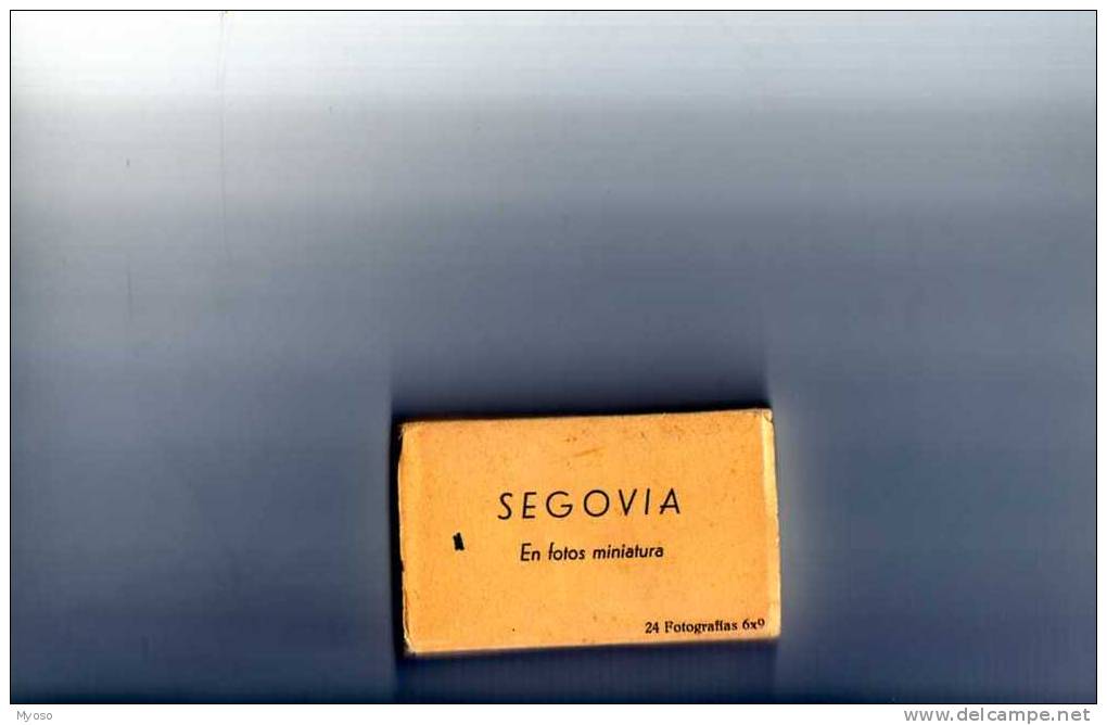 SEGOVIA, Mini Carnet Depiant 24 Photos 6x9 - Segovia