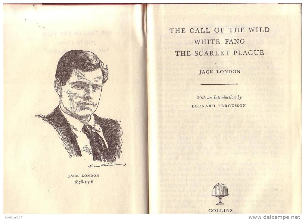 The Call   Of  The Wild  White   Fang   The Scarlet   Plague   By  Jack London - Culture
