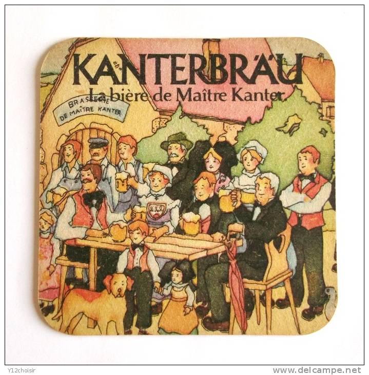 SOUS BOCK BIERE KANTERBRAU MAITRE KANTER GOLD - Sous-bocks