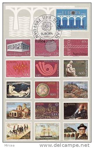 4567  -  Yougoslavie 1984 - Cartes-maximum