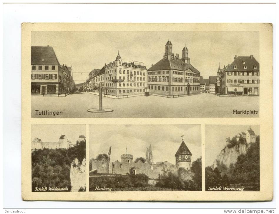 Tuttlingen - Multivues Marktplatz Honberg Schloss Wildenstein Werenwag ( éditeur ??) - Tuttlingen