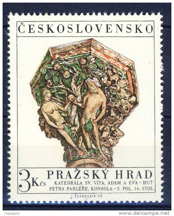 Czechoslovakia 1972. Art In The Castle Of Prag. Michel 2072. MNH(**) - Unused Stamps