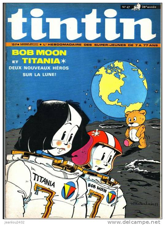 TINTIN N° 47 DU 23-11-1971 - Tintin