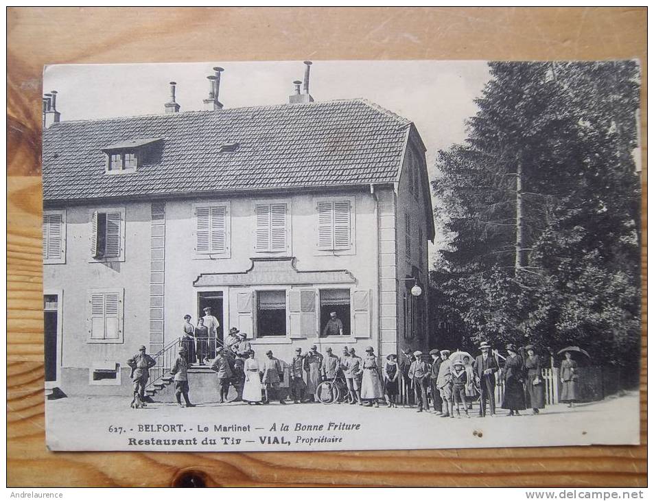 Cpa  Lbelfort  Le Martinet   A La Bonne Friture - Belfort - City