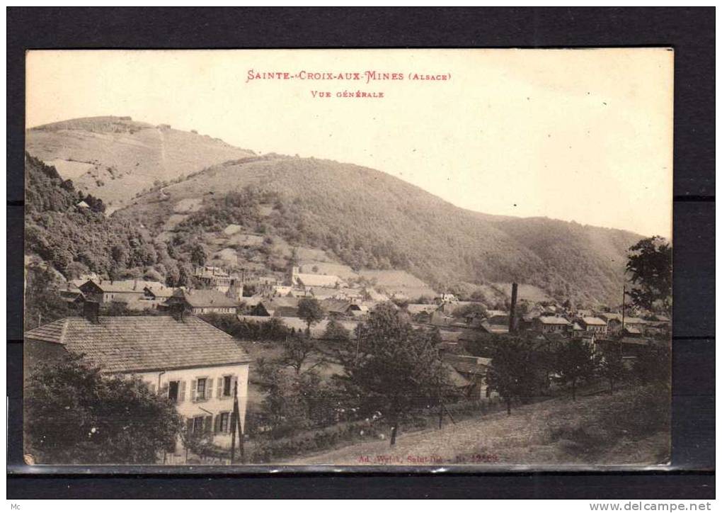 68 - Saintes-Croix-Aux-Mines (Alsace) - Vue Générale - Sainte-Croix-aux-Mines