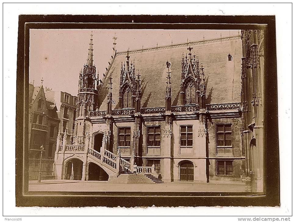 Lot De 2 Photographies De Rouen En 1907 - Le Palais De Justice - Photo 27 - Lieux