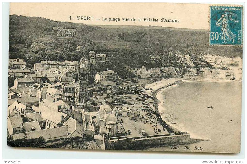 DEP 76 YPORT LA PLAGE - Yport