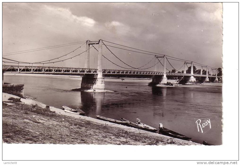 MONTJEAN - LE PONT SUR La LOIRE ( Pont Suspendu ) - Autres & Non Classés