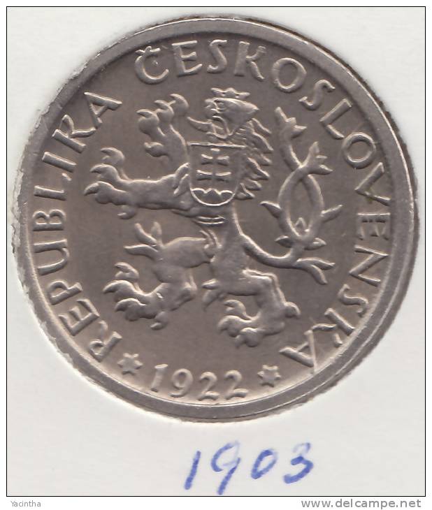 @Y@   Chechoslowakije 1 Koruna  1922    (1903) - Slovakia