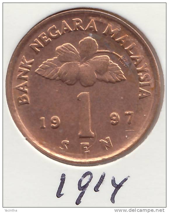 @Y@   Maleisie  1 Sen  1997   (1914) - Malaysie