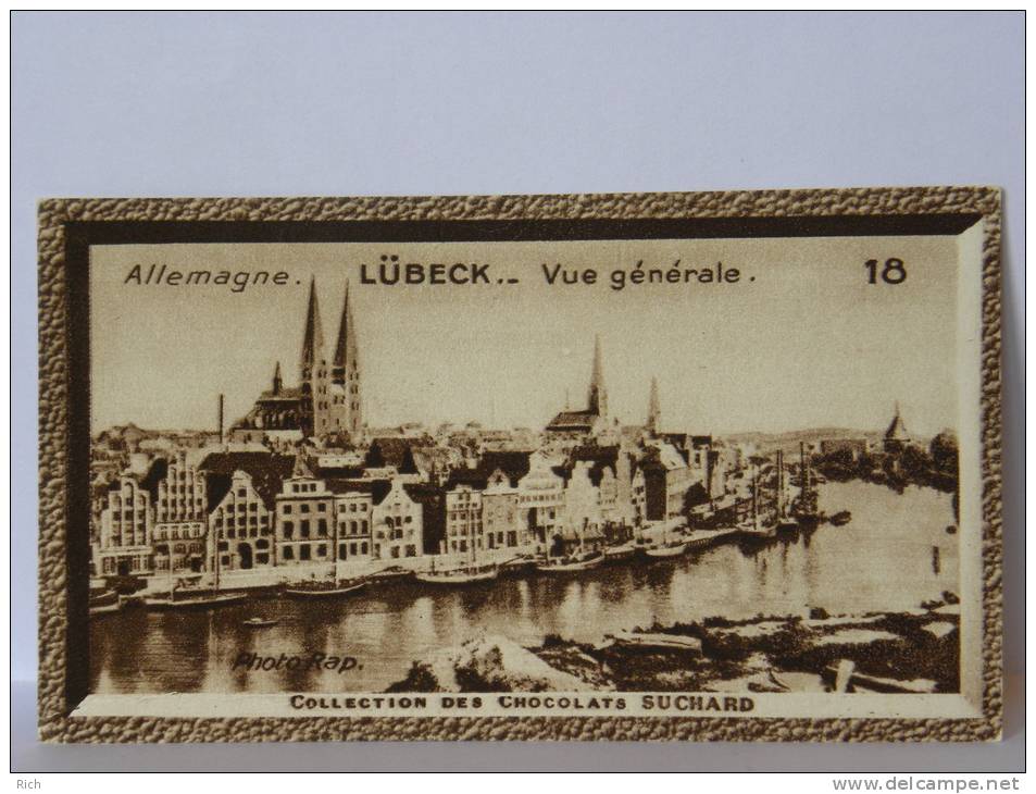 Chromo Chocolat  SUCHARD, Allemagne Lübeck 18 - 10,2 X 5,8 Cm - Suchard