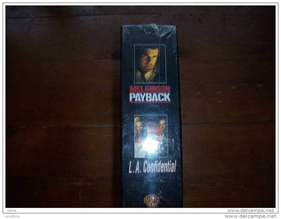 L.A. CONFIDENTIAL +  PLAYBACK     °°  COFFRET DE  2  CASSETTES   VIDEO  NEUVES EMBALLEES - Collections & Sets