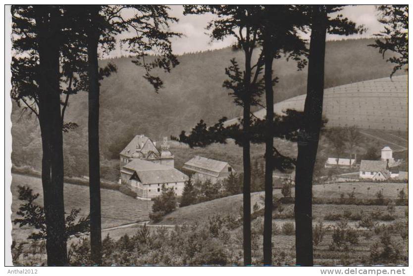 AK Wohnhäuser Lüdenscheid Sauerland Schloß Neuenhof Kleinformat Sw 5.6.1961 - Luedenscheid