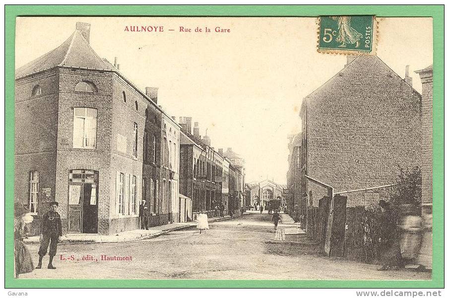 59 AULNOYE - Rue De La Gare - Aulnoye