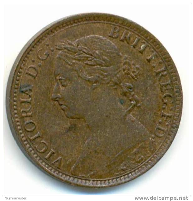 GREAT BRITAIN , FARTHING 1893 - A. 1/4 - 1/3 - 1/2 Farthing