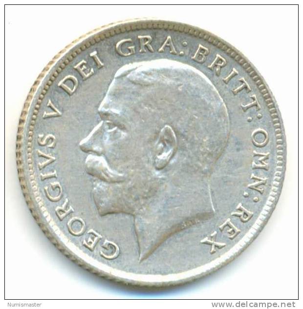 GREAT BRITAIN , 3 PENCE 1939 - F. 3 Pence