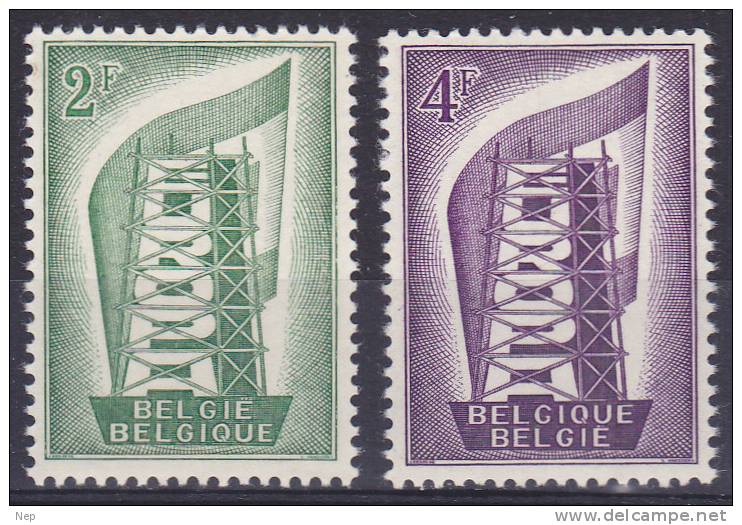 EUROPA - CEPT - Michel - 1956 - België - Nr 1043/44 - MNH** - 1956