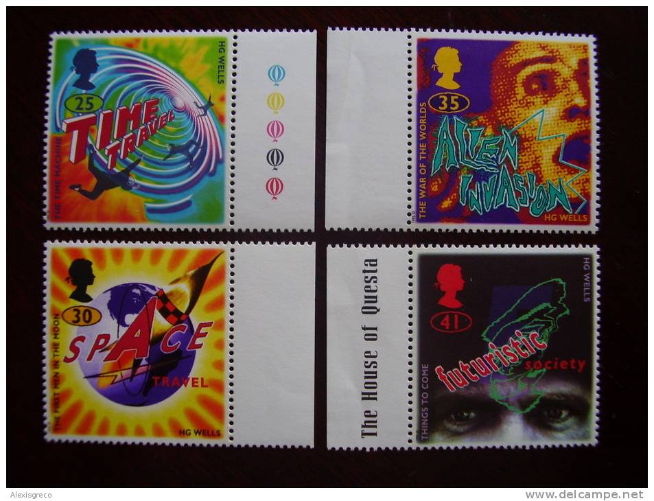 GB 1995 SCIENCE FICTION ISSUE Of 4 Stamps 25p-41p MNH. - Unused Stamps