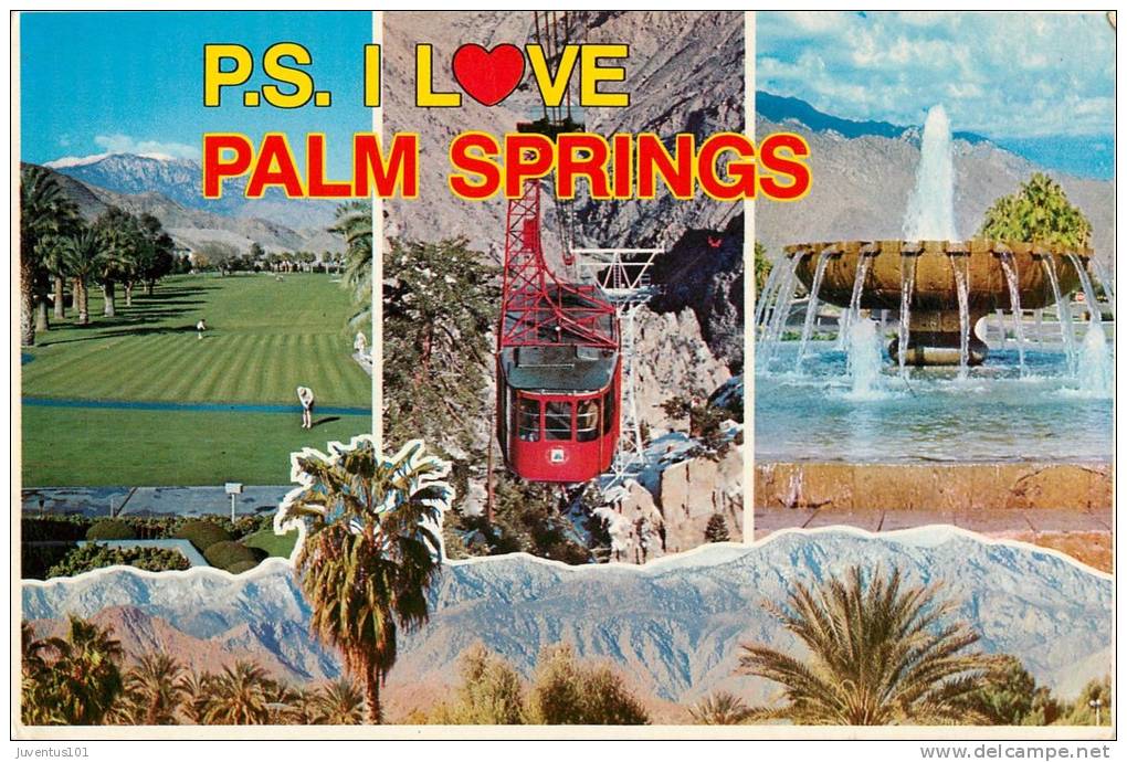 CPSM Palm Springs    L1046 - Palm Springs