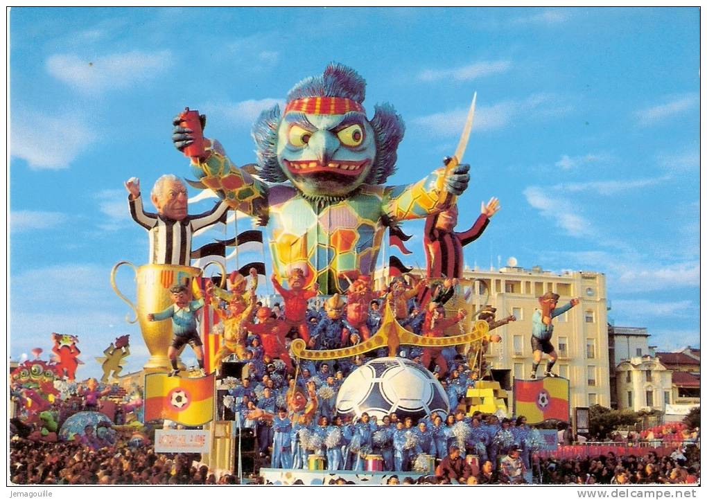 CARNEVALE DI VIAREGGIO - LA TESTA NEL PALLONE - S-2 - Carnival