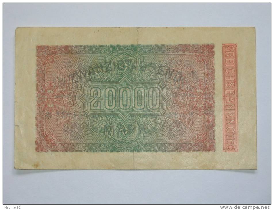 Allemagne - Germany - Billet à Identifier - 20000 Mark - 20 Septembre 1923 - 20000 Mark