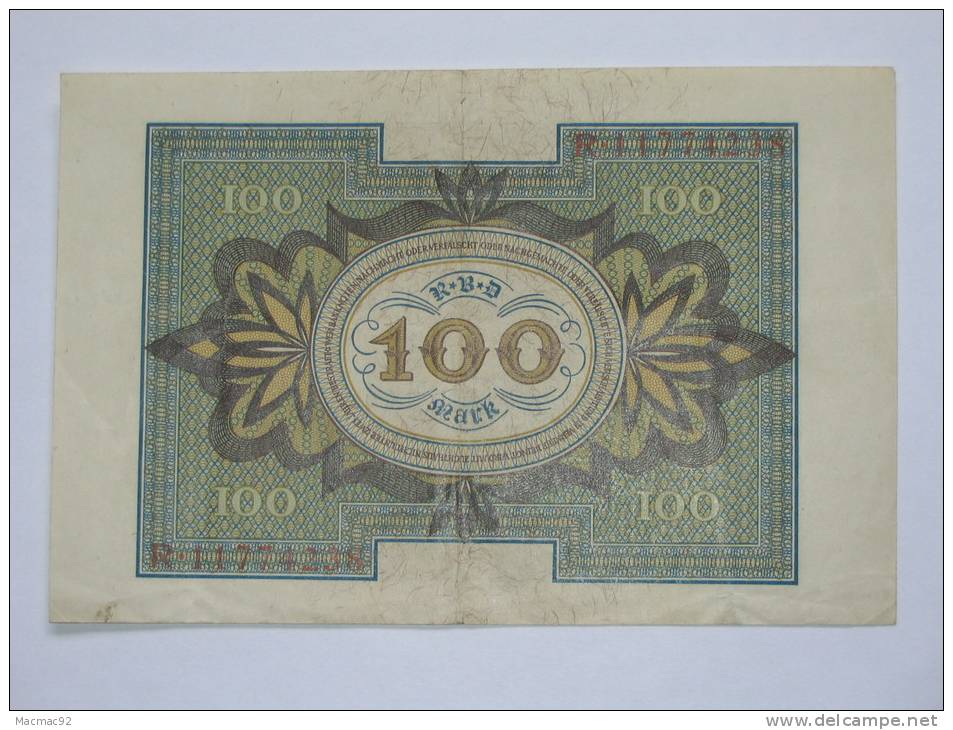 Allemagne - Germany - Billet à Identifier - 100 - Hundert Mark - 1 Novembre 1923 - 100 Mark