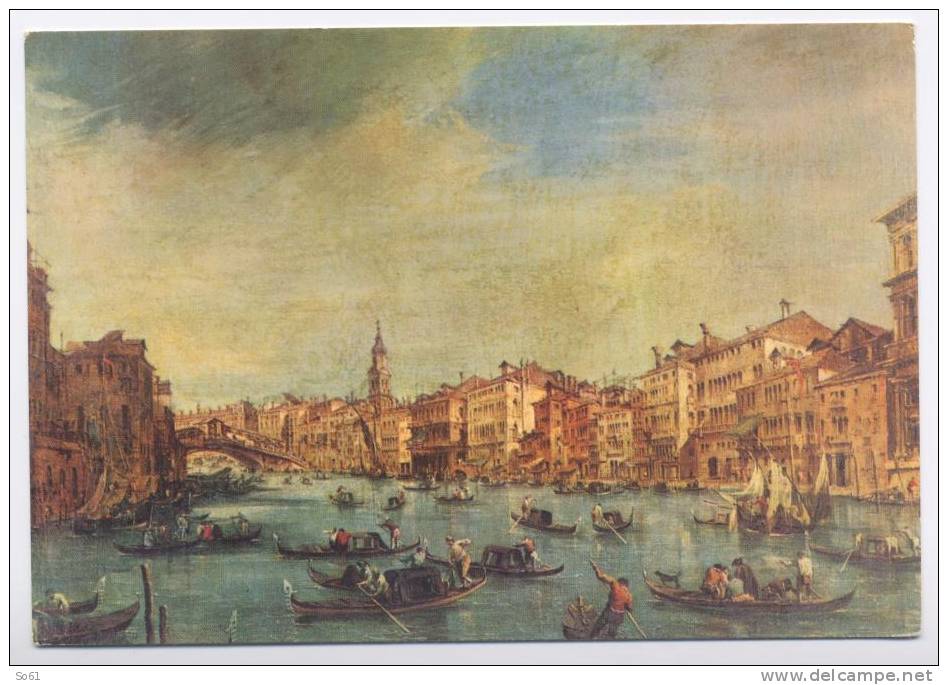 1303.  Venezia - Francesco Guardi - Canal Grande - 1968 - Peintures & Tableaux