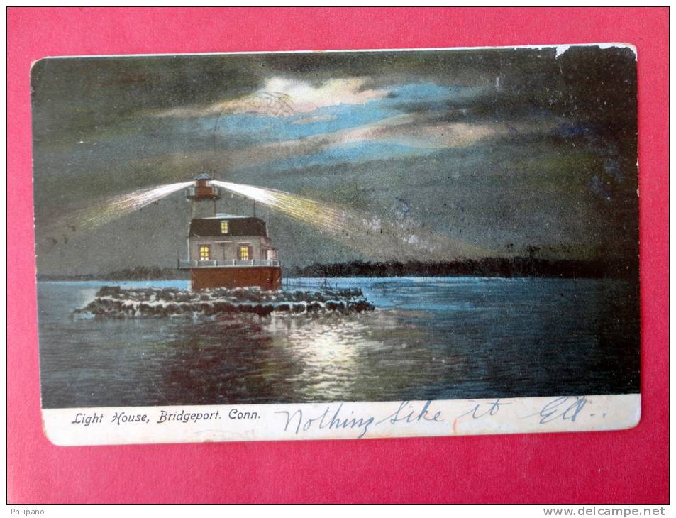 - Connecticut > Bridgeport   Light House Night View 1906 Cancel = ==   ====    = Ref 511 - Bridgeport